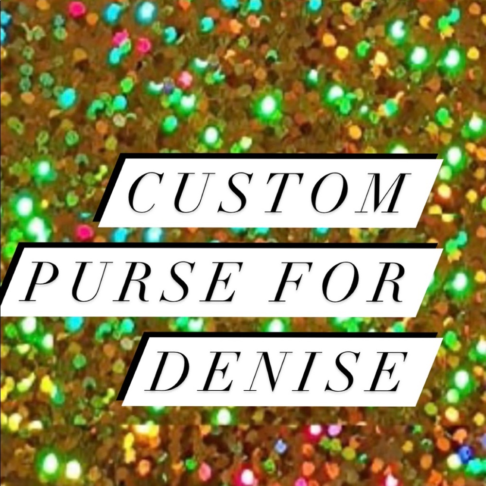 Custom purse **SOLD**